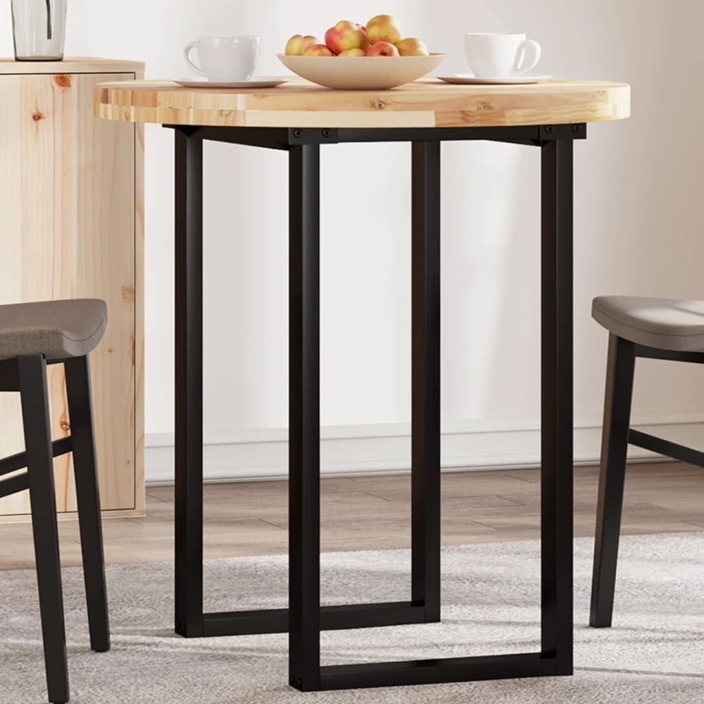 vidaXL Tischplatte Rund Ø70x4 cm Massivholz Akazie Produktbild 