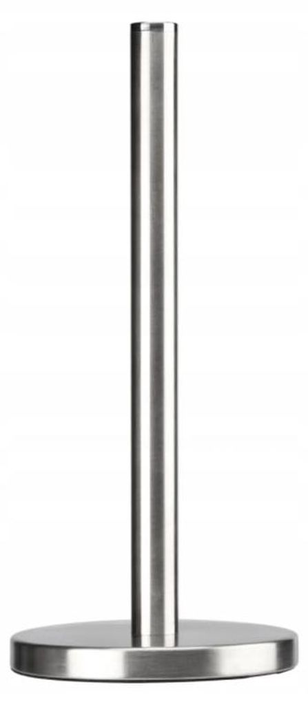 Küchentuchhalter aus Edelstahl, 33 cm, stabiler Sockel Produktbild 