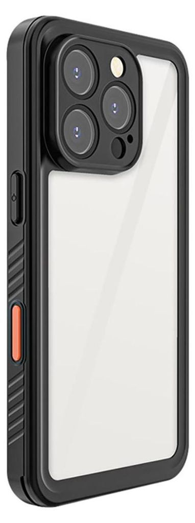 Eiger, Verstärkte 360° Hülle iPhone 16 Pro IP68 Rundumschutz, Transparent