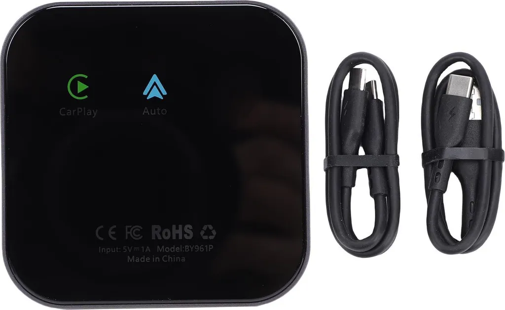 Boîtier Multimédia AI sans fil CarPlay et Android Auto avec SIM 4G