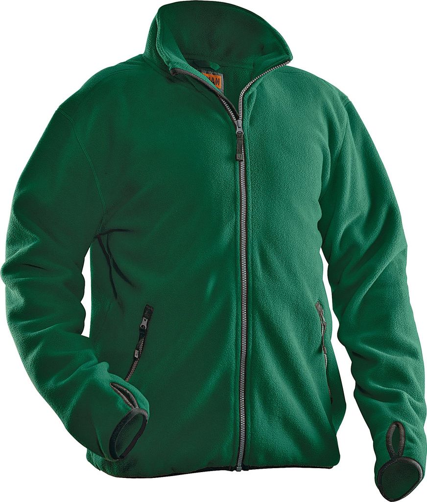 Jobman Fleecejacke 5501 Grün Größe M