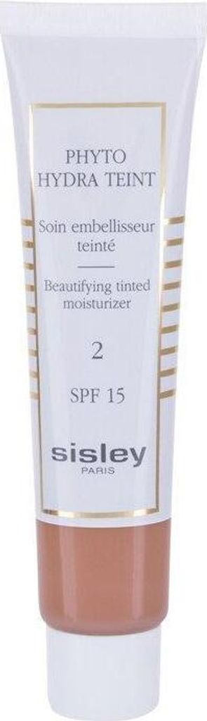 A product shot of a tube of tinted moisturizer.