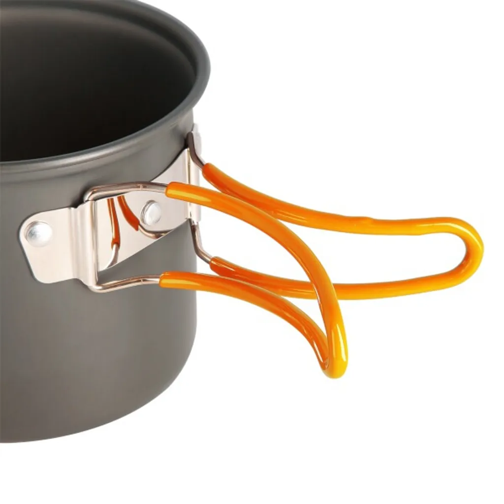 Set de cuisson de camping avec casseroles et couverts NILS Camp