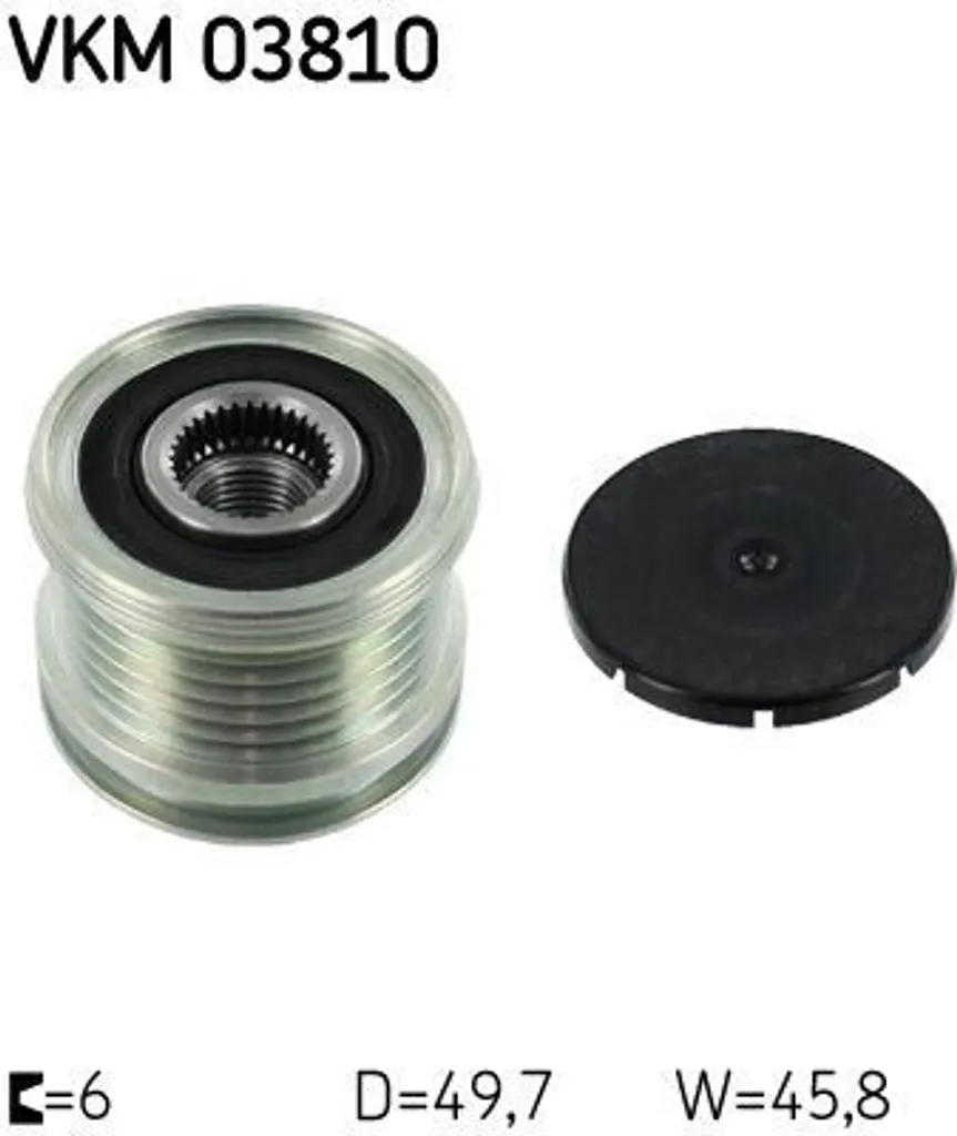 Ricambio SKF VKM03810: Ruota Libera Alternatore OE 2781500060 Mercedes
