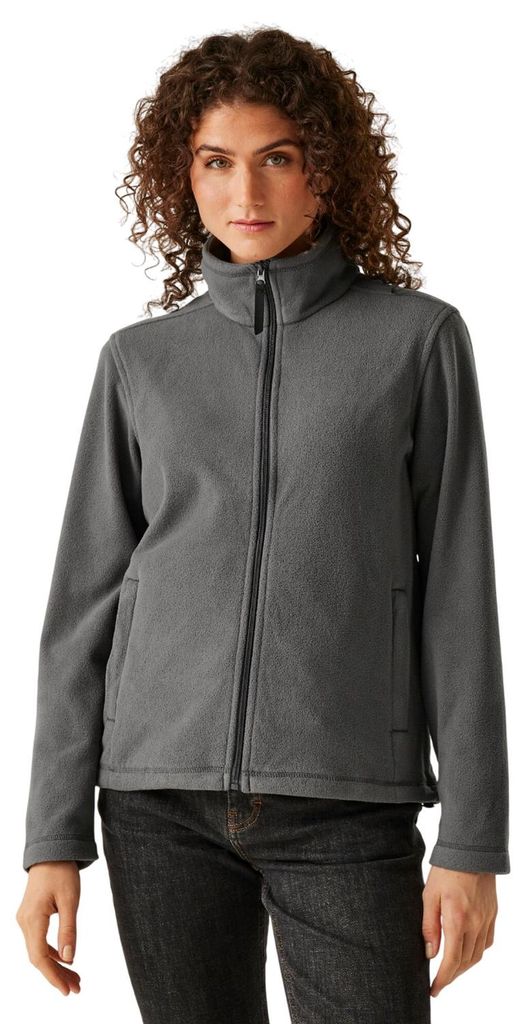 Regatta - "Micro" Fleecejacke Durchgehender Reißverschluss für Damen FK2346 (36 DE) (Mittelgrau)
