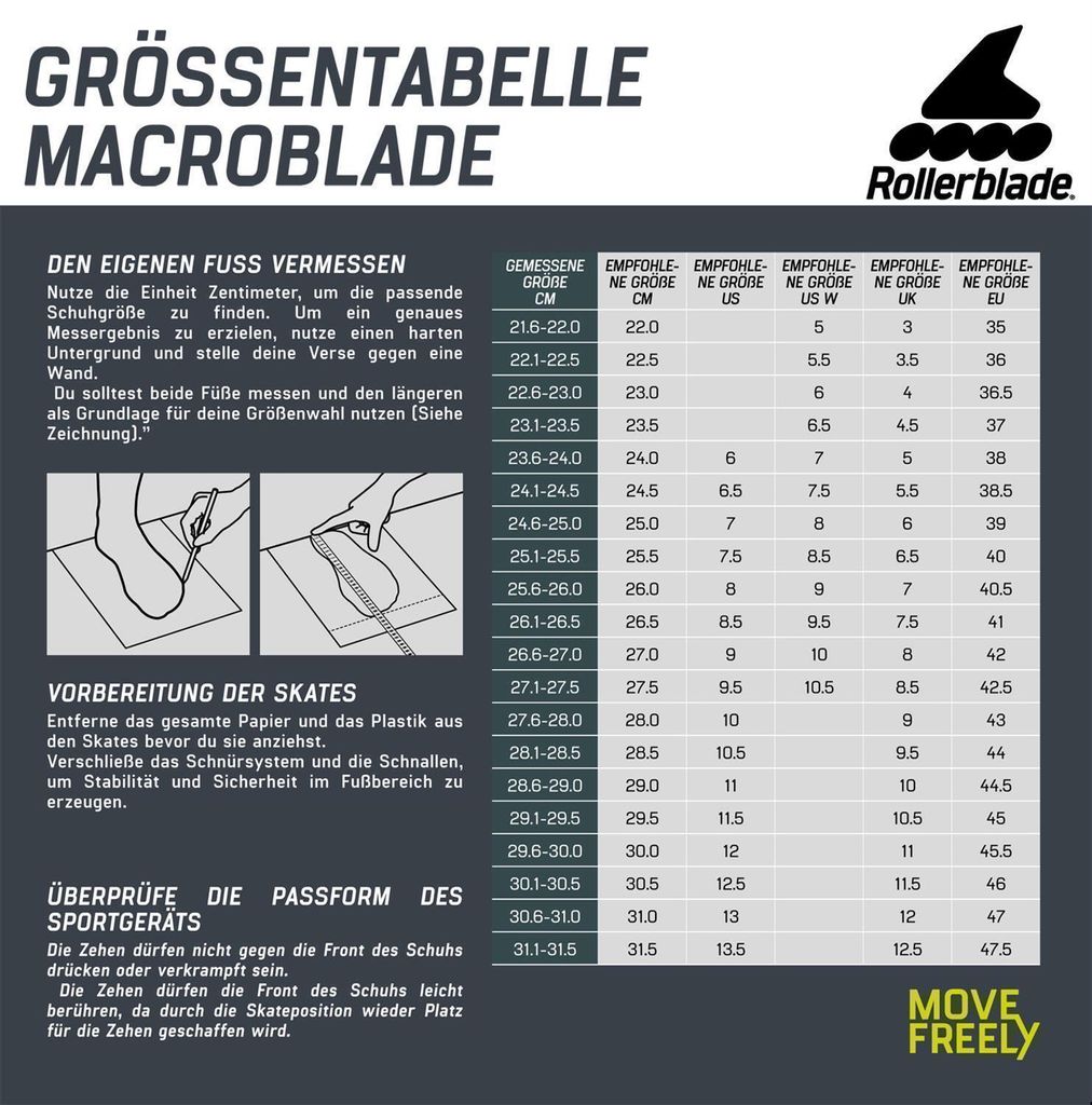 Rollerblade Inline-skates Macroblade 100 3WD (Schwarz/Safran Gelb) Inliner Roller-Skate 42,5