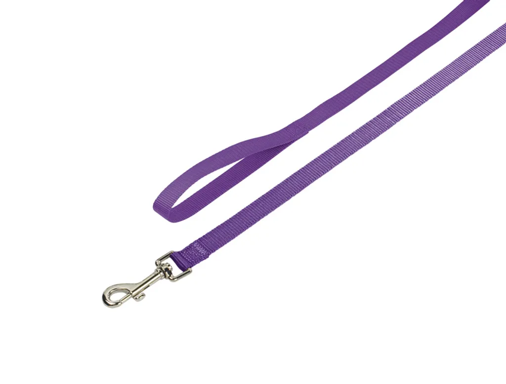 Guinzaglio Nobby Classic Viola 120cm x 10mm - Nylon Robusto per Cani