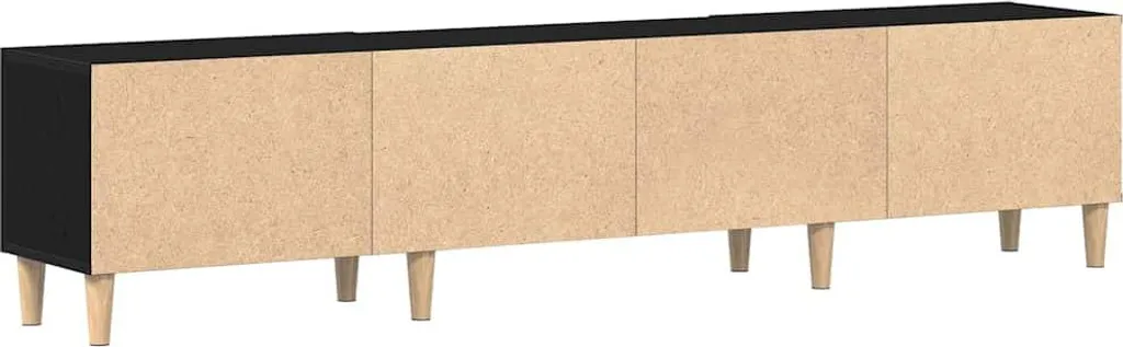 Porta TV Moderno 180 cm Rovere Nero Maison Exclusive | Arredo Luxury - 6