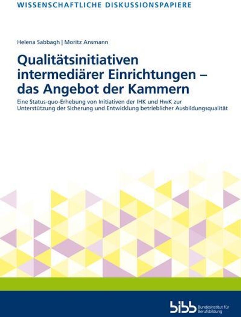 Qualitätsinitiativen intermediärer Einrichtungen - das Angebot der Kammern