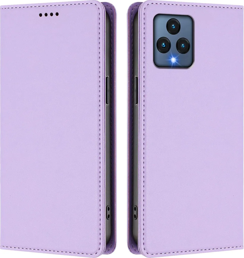 Custodia Slim Viola T-Mobile REVVL 6 - Pelle Sintetica con Magnete