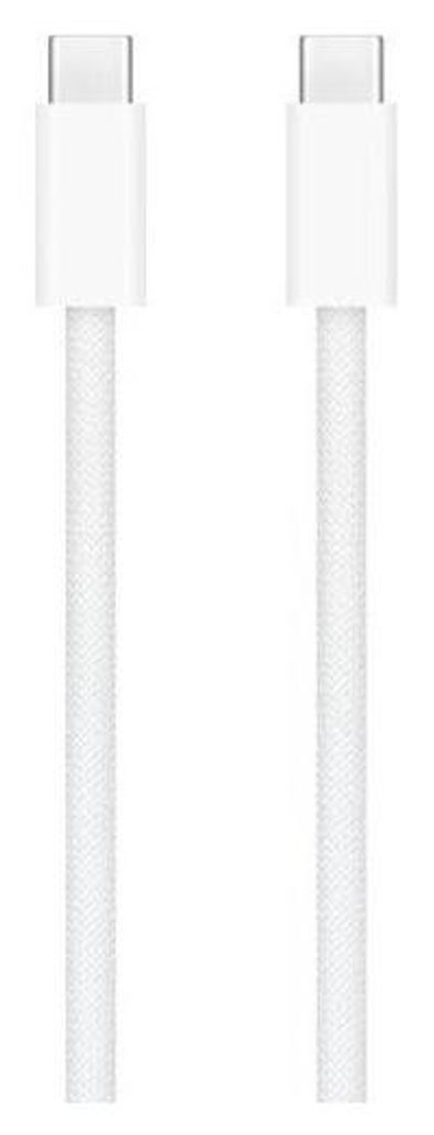 Apple 240W USB-C auf USB-C Ladekabel 2m Textilgewebe Weiß Produktbild 