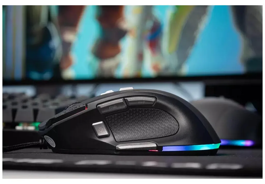 Souris Gaming The G-Lab 4800 DPI Noire - Précision pour Joueurs PC