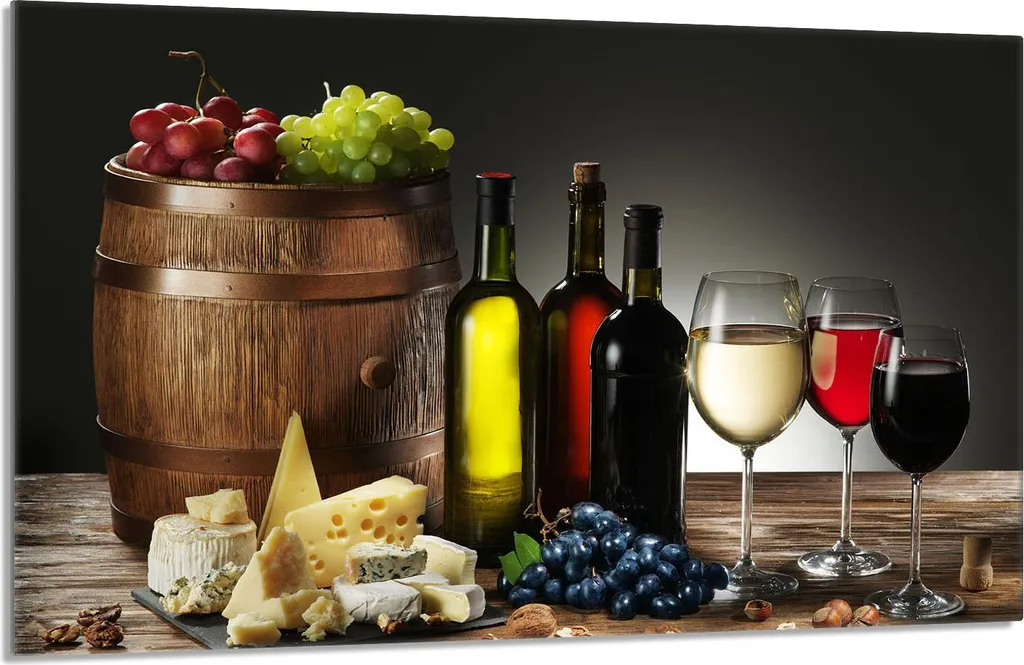 Piastra Protettiva 80x52cm per Cucina | Design Gourmet Alimentari e Vino