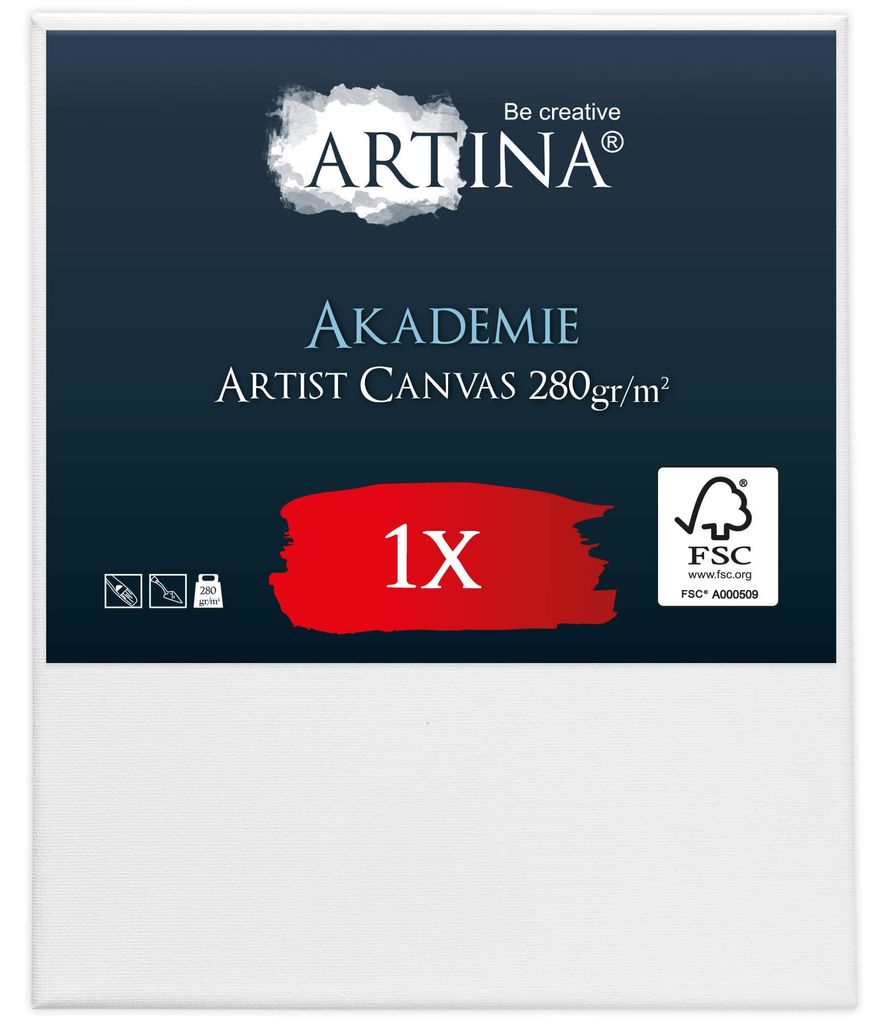 Artina Keilrahmen Leinwand Akademie, 50x60cm Produktbild 