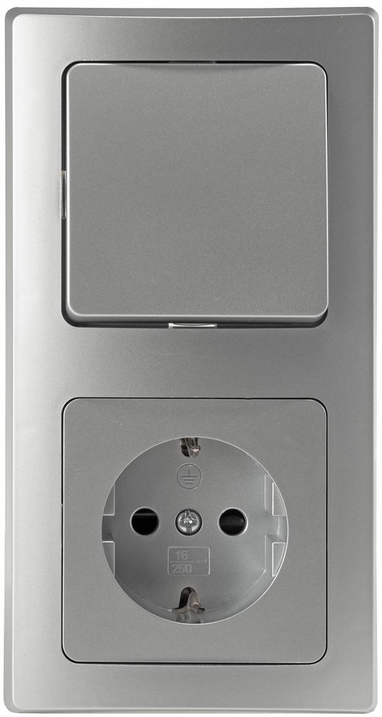 DELPHI Starter Steckdo.+ WS+ Rahmen 250V/ 16A Produktbild 