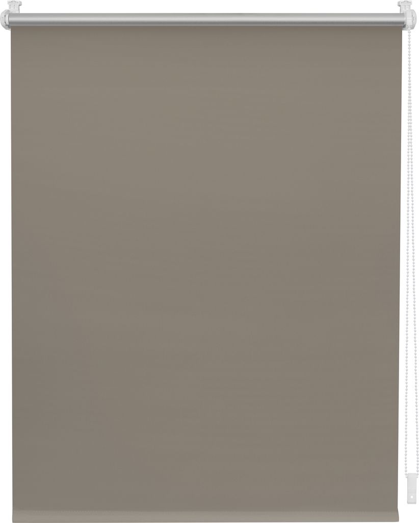 Thermo-Rollo Klemmfix, ohne Bohren, Verdunkelung Taupe 100 Produktbild 