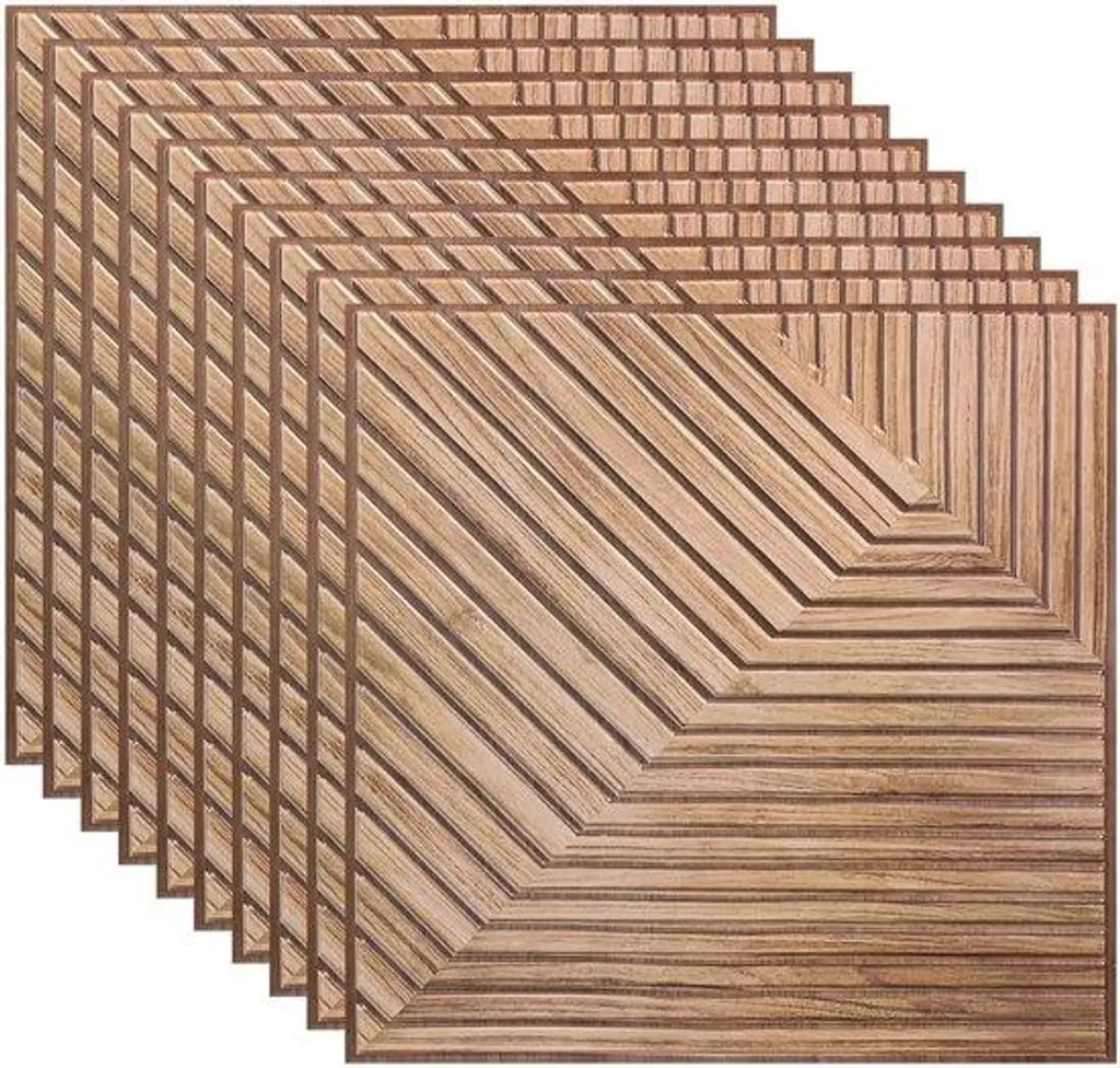 Panneau Mural 3D Anti-Collision pour Cacher Imperfections Mur de Salon
