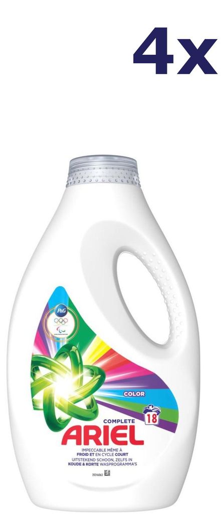 4x Ariel Flüssigwaschmittel Complete Color 810 ml, Produktbild 