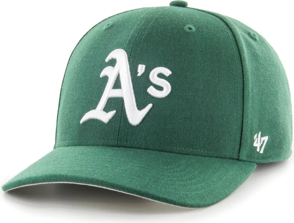 Berretto Oakland Athletics 47 Brand Verde - Cotone Premium Regolabile