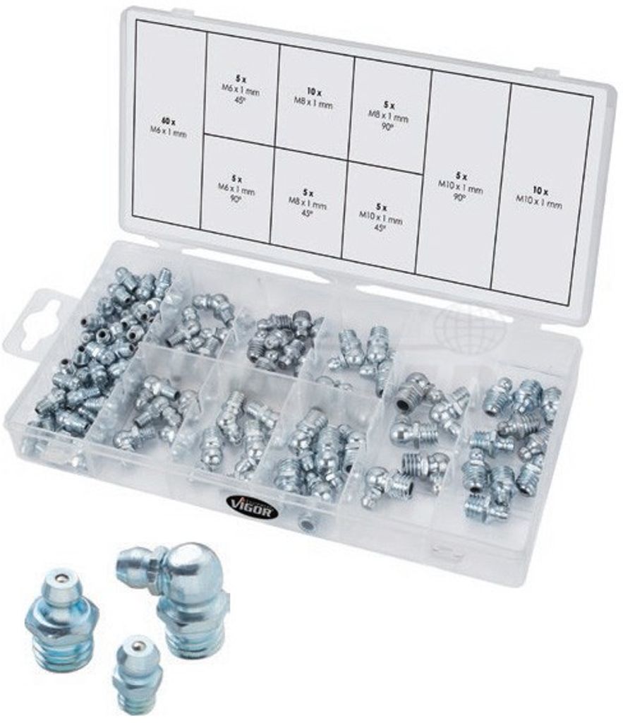 110-dielna súprava mazacích vsuviek 01509 Obrázok produktu 