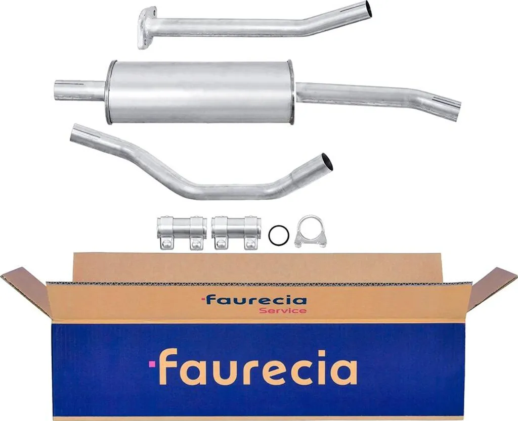 Silencieux central FAURECIA Expertise IAM pour NISSAN MICRA III K12
