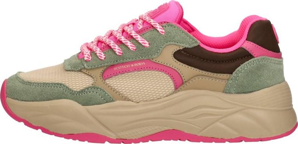 Scotch & Soda Celeste  Sneakers Laag - Groen - Maat 38 Produktbild 
