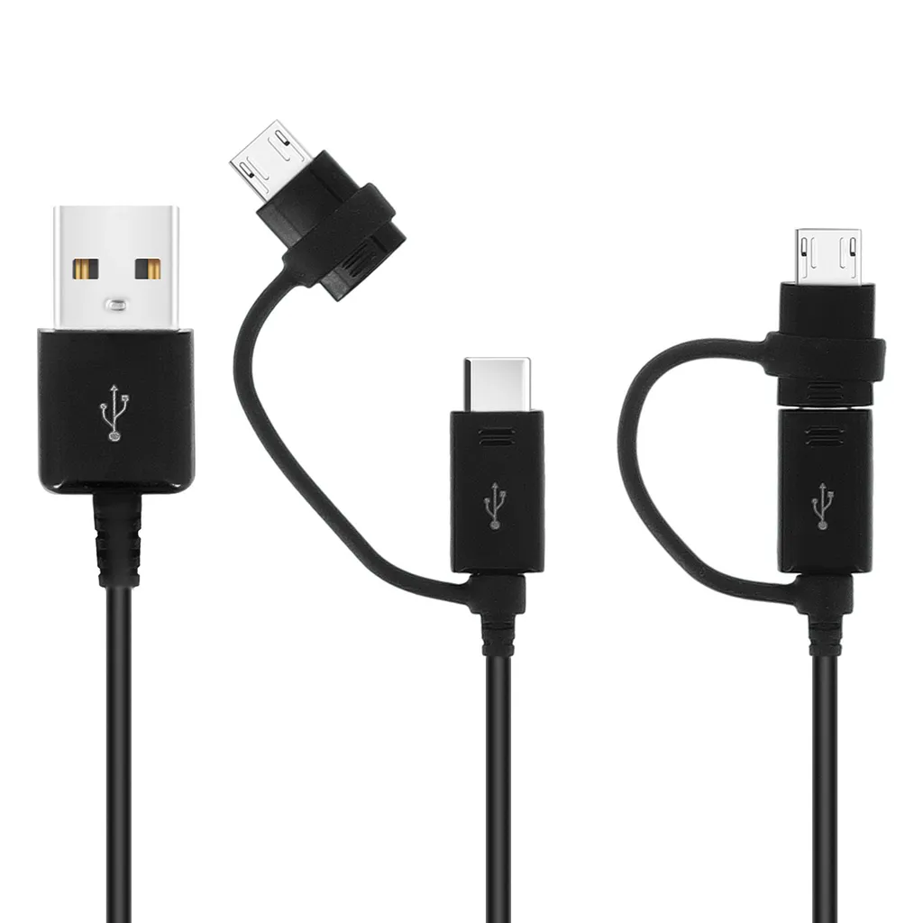 Cavo Samsung Originale 2-in-1 Nero: Efficienza USB-C e Micro-USB