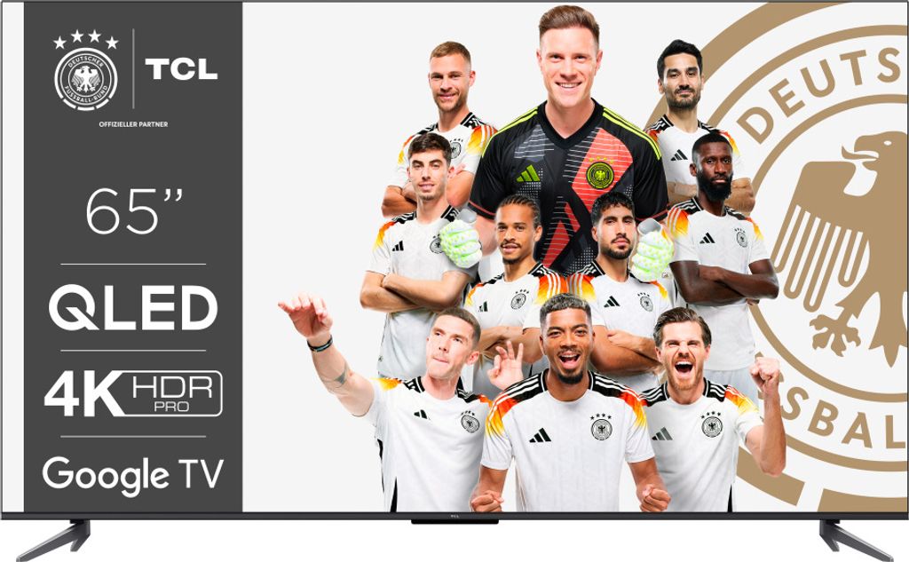 TCL QLED770 65QLED770, 165,1 cm (65"), 3840 x 2160 Pixel, 4K Ultra HD, QLED, Smart-TV, Schwarz