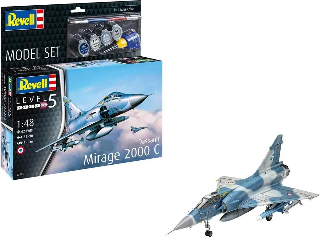 Maquette Mirage 2000C Revell 1:48 Idée Cadeau Modélisme Avion de Chasse