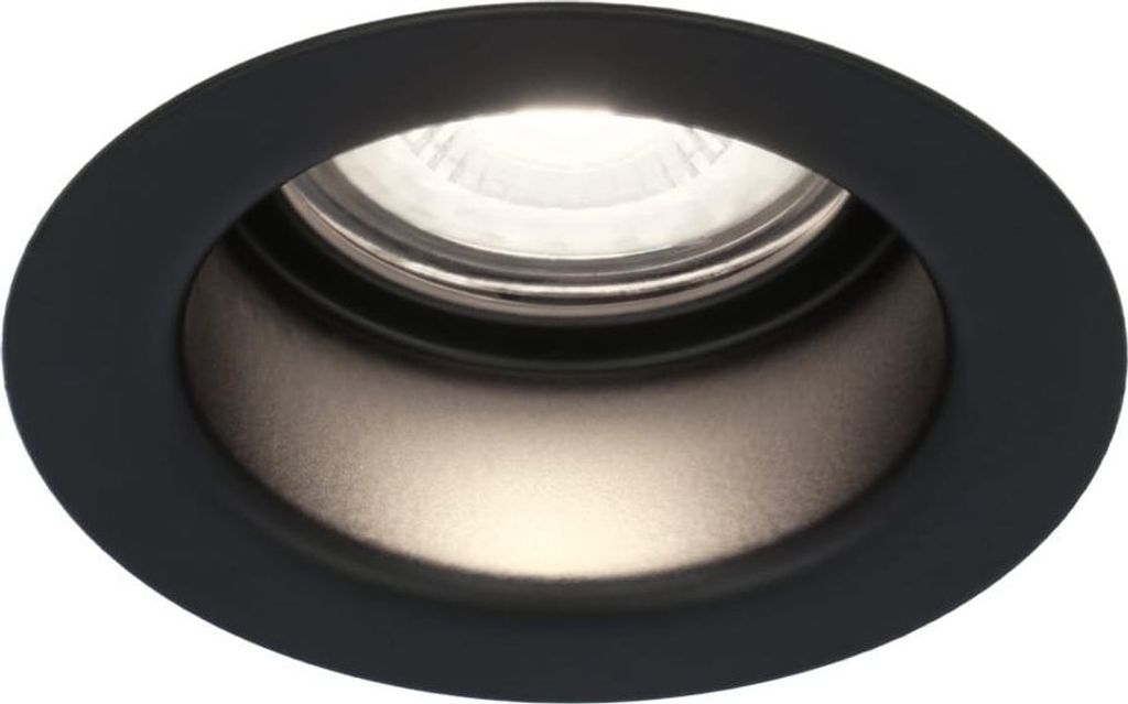 hoftronic LED Einbaustrahler 3,8W 270 Lumen 6000K Schwarz IP65