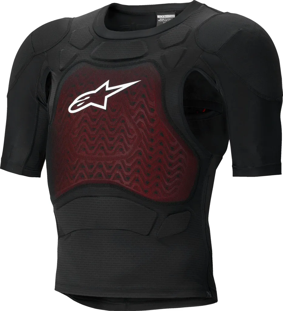 Gilet de protection Bionic Plasma LT Alpinestars Noir Rouge Blanc Taille 2XL