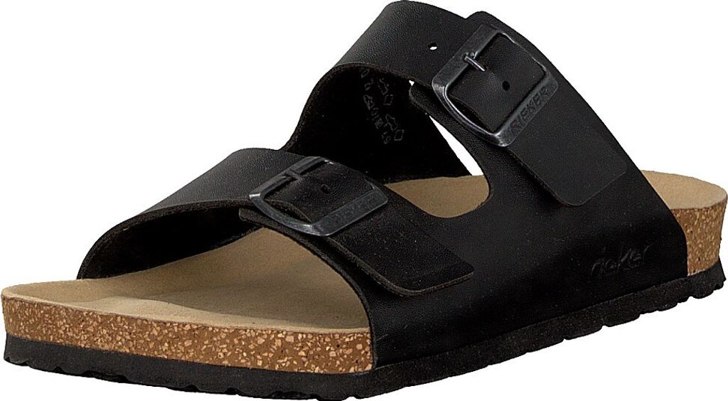 Rieker Herren Pantolette schwarz Produktbild 