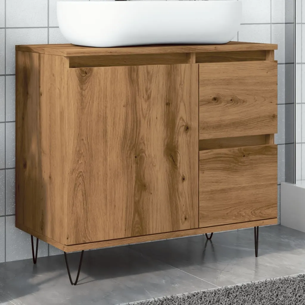 Sottolavabo Salvaspazio Rovere Artisan 65x33x60 - Bagno Maison Exclusive