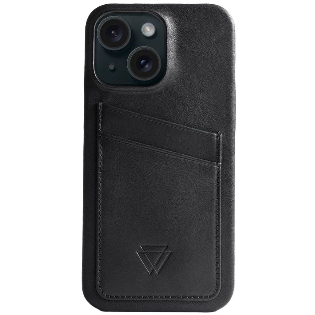 Wachikopa Full Wrap Lederhülle iPhone 15 mit Kartenfächern