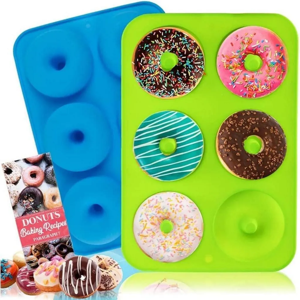 Set 2 Stampi Silicone per Ciambelle 25x17cm | Resistente 230°C Lavastoviglie