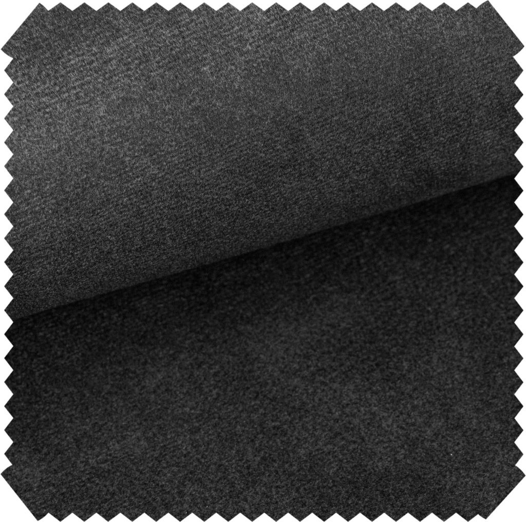 novely COUEN Ultraweicher Antik Möbelstoff - Vintage Velours Polsterstoff - Pflegeleichte Meterware 1lfm - Farbe: 14 Schwarz