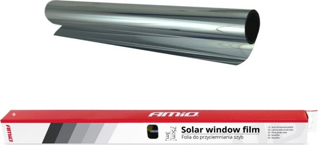 Okenní dýha benátské zrcadlo stříbrná fólie 75x300 cm Obrázek produktu 