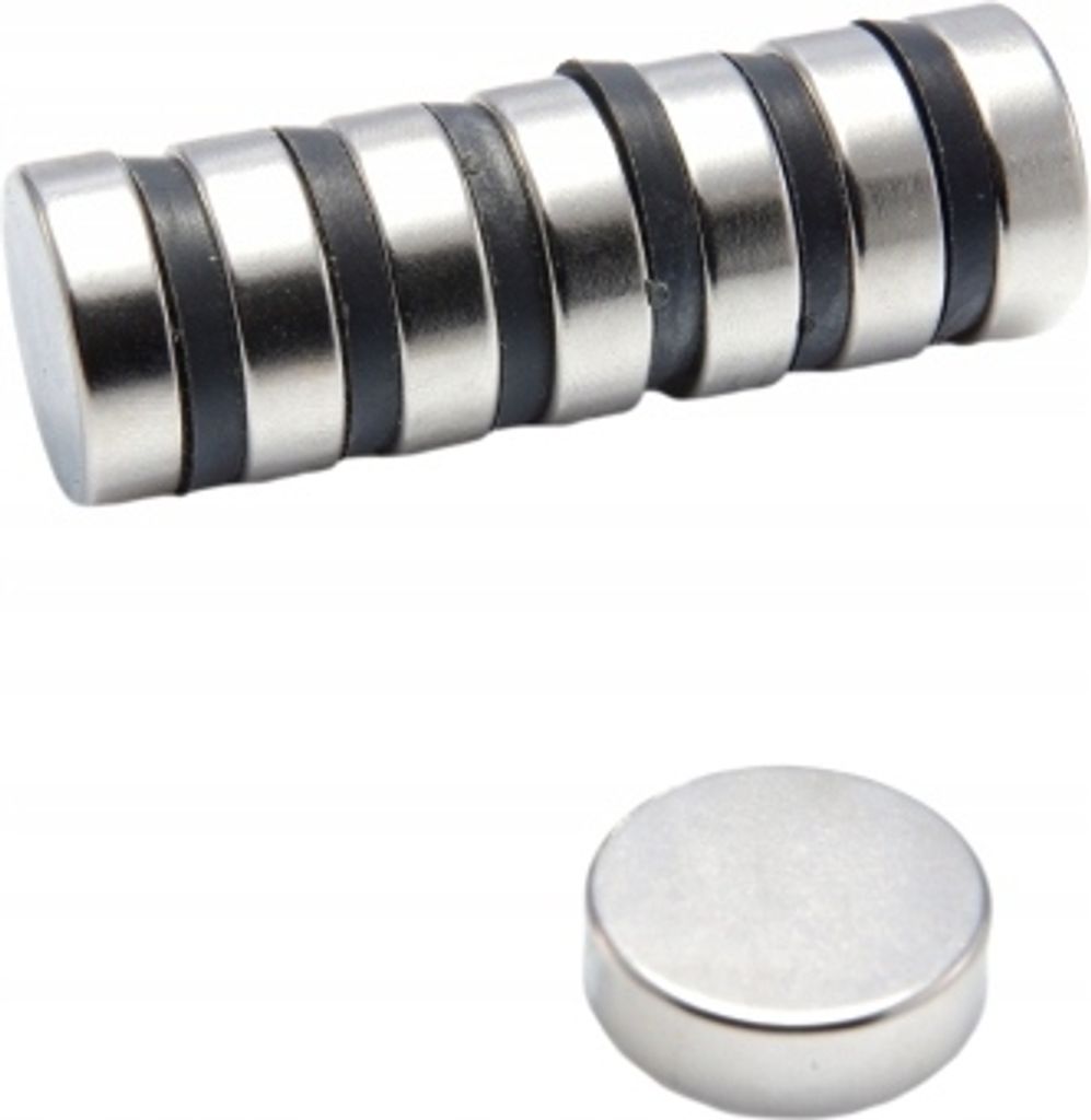 Magnete al neodimio cilindrico MW 20x6 N38 Immagine del prodotto 