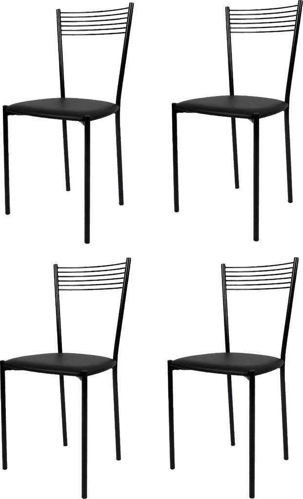 t m c s Tommychairs - Set di 4 sedie moderne ELEGANCE per Immagine del prodotto 