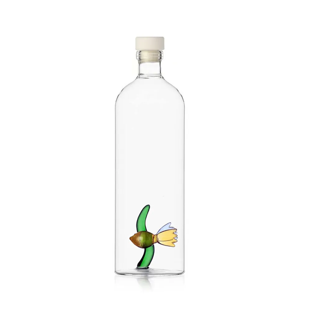 ICHENDORF Bottiglia Pesce con Alga Animal Farm | Vetro Borosilicato