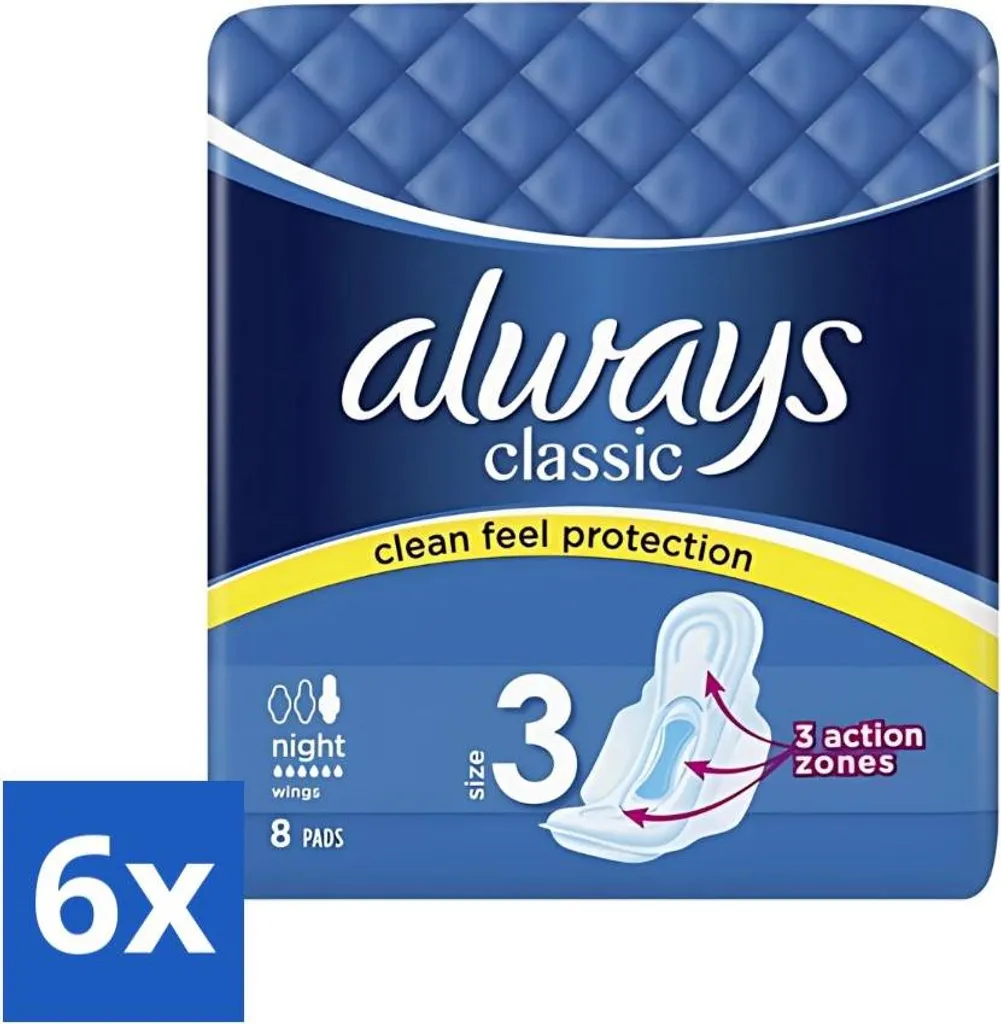 Always Classic Notte Taglia 3 Scorta 48 Pezzi - Comfort Totale