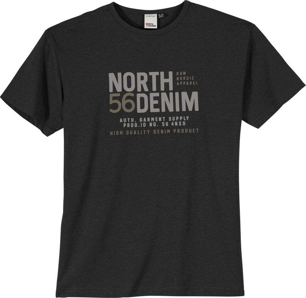 North Latitude XXL T-Shirt schwarz cooler Print, Größe:2XL