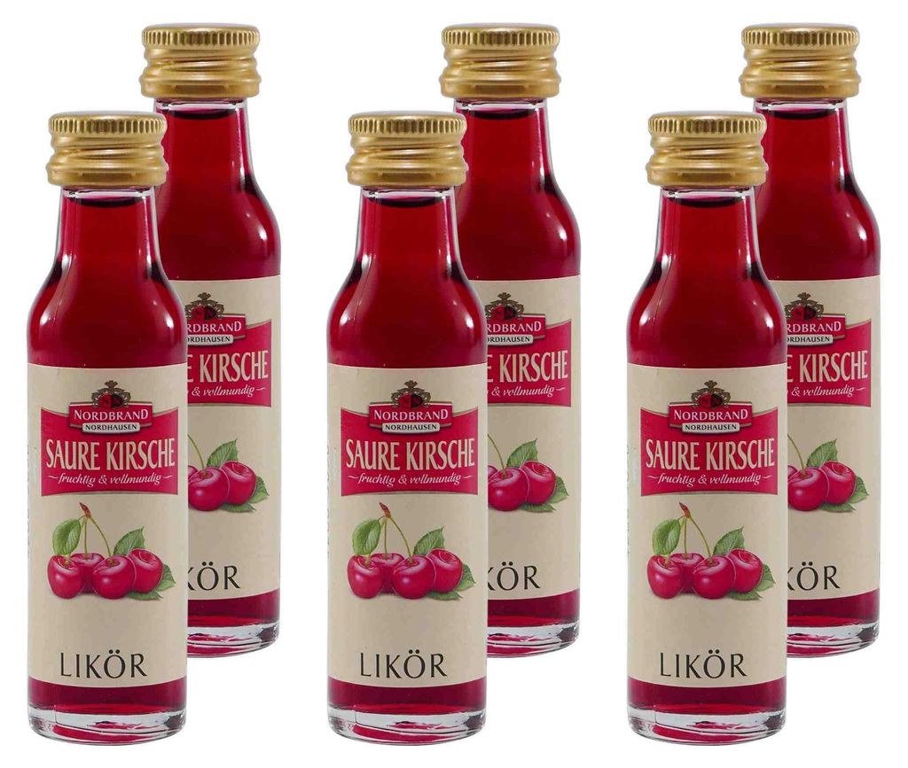 Nordbrand Saure Kirsche Likör (24 x 0,02L) Produktbild 