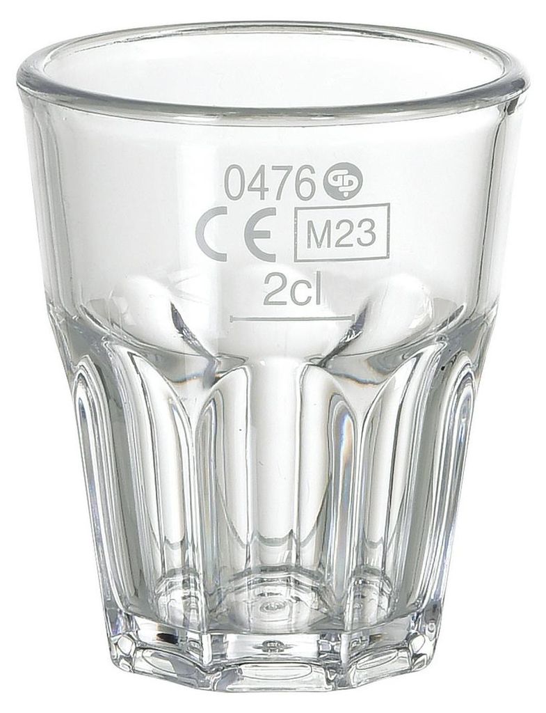 Duni Schnapsglaser Any Day - 6x - unzerbrechlicher Kunststoff - 30 ml - spulmaschinenfest