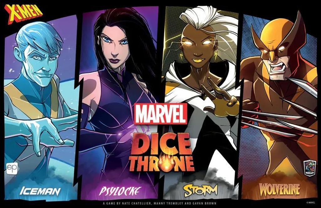 Marvel Dice Throne: X-Men – Uomo Ghiaccio vs Psylocke vs Immagine del prodotto 
