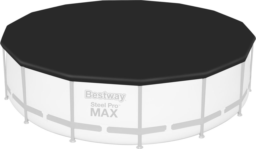 Bestway Ersatzteil Abdeckplane für Power Steel /Steel Pro MAX Pools Ø 396 cm und Hydrium Ø 360 cm
