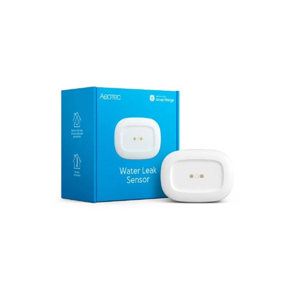 Aeotec Water Leak Sensor - Détecteur de Fuite d'Eau Zigbee 3.0 Blanc - 3