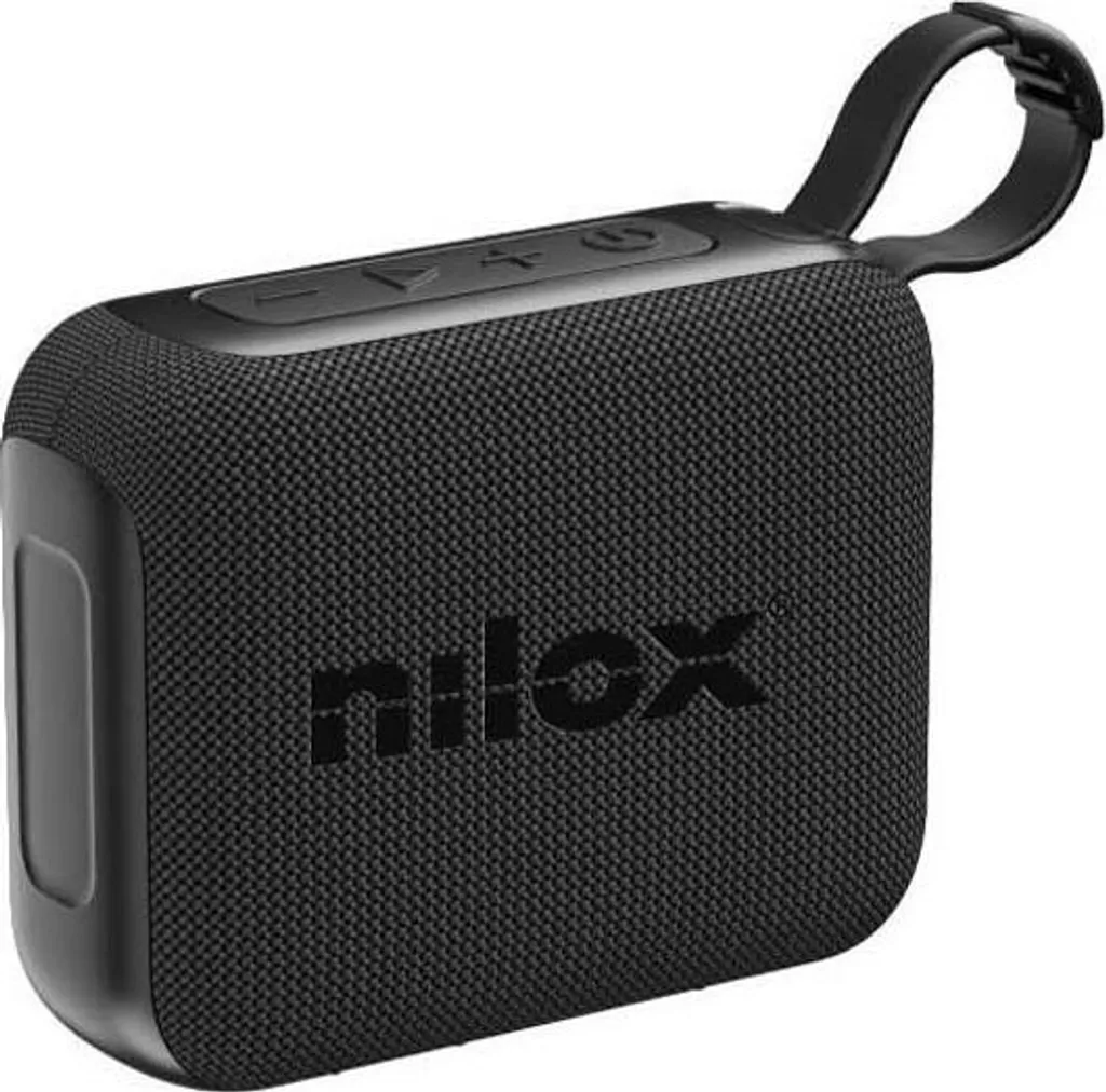 Speaker Bluetooth Nilox Movesound Nero - Audio 5W Compatto e Robusto - 2