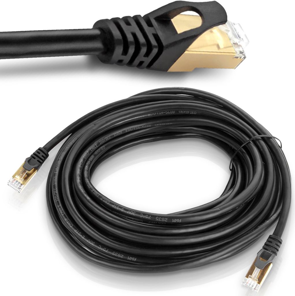 CAT7 CAT6A CAT6 CAT5 Netzwerkkabel 7m Netzwerk Ethernet RJ45 Patchkabel LAN DSL