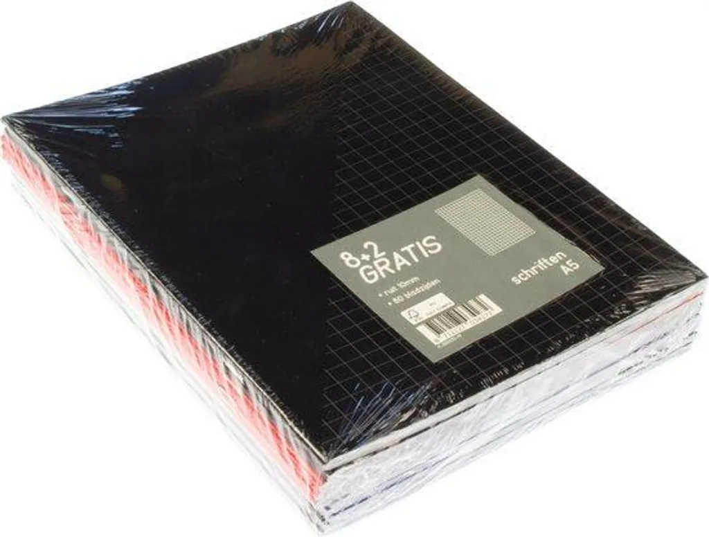 Cahier quadrillé 10 mm Kangaro format A5 avec couverture colorée